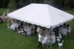 20' x 30' frame tent - 1 piece top